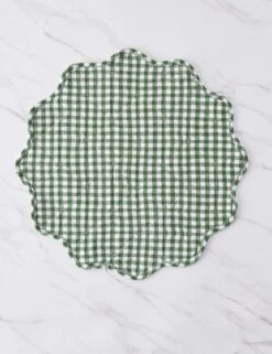 Scallop Placemats By Heather Taylor Home -Home Furnishings Store ScallopPlacemat Hunter 16017