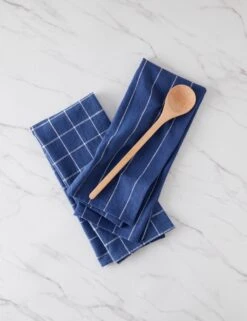 Simple Kitchen Towels (set Of 2) By Farmhouse Pottery -Home Furnishings Store SimpleKitchenTowels NavywithWhite 16262