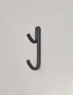 Leggy Long Wall Hook By SIN Ceramics -Home Furnishings Store SinCeramicsLeggyLongWallHook Black 1673 SITECROP