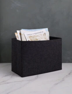 The Flex Bin, Small (Set Of 3) By SortJoy -Home Furnishings Store SortJoyTheFlexBin Small Carbon Setof3 269 SITECROP