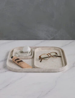 The Tray Trio (Set Of 3) By SortJoy -Home Furnishings Store SortJoyTheTrayTrio Stone Setof3 206 SITECROP