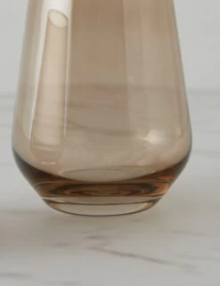 Stemless Wine Glass (Set Of 2) By Estelle Colored Glass -Home Furnishings Store StemlessWineGlass setof2 byEstelleColoredGlass AmberSmoke A0655264 17544