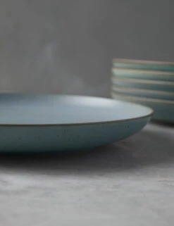 Nature Dinner Plates (Set Of 6) By Thomas For Rosenthal -Home Furnishings Store ThomasNatureS 6DinnerPlates Water 4490