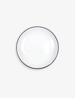 Enamelware Salad Plate (Set Of 4) By Crow Canyon -Home Furnishings Store V123BLA A 1