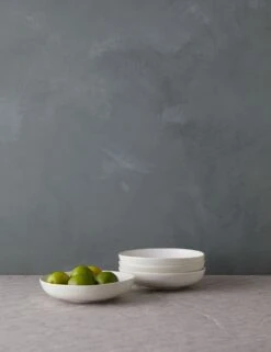 Weilan Low Bowl (Set Of 4) 9 Weilan Low Bowl (Set Of 4) -Home Furnishings Store WeilanLowBowl Setof4 White Grey 0086