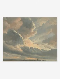 Study Of Clouds With A Sunset Near Rome Wall Art By Simon Alexandre Clement Denis 7 Study Of Clouds With A Sunset Near Rome Wall Art By Simon Alexandre Clement Denis -Home Furnishings Store a study of clouds unframed print 1