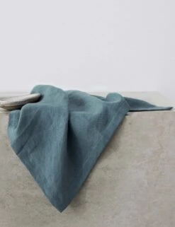 Linen Table Napkins (Set Of 4) By Cultiver 18 Linen Table Napkins (Set Of 4) By Cultiver -Home Furnishings Store cultiver linen table napkins set of 4 bluestone 1