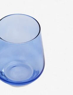 Stemless Wine Glass, (Set Of 6) By Estelle Colored Glass -Home Furnishings Store estelle stemware cobalt 316