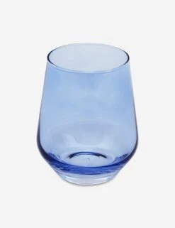 Stemless Wine Glass, (Set Of 6) By Estelle Colored Glass -Home Furnishings Store estelle stemware cobalt 317 408768fe 6589 44f9 ba47 f4014de846de