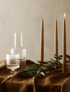 Ripple Wine Glasses (Set Of 2) By Ferm Living -Home Furnishings Store fermLIVING CandleHolderCircle DippedCandles image