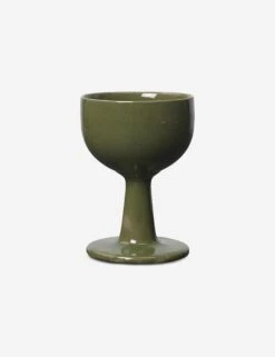 Floccula Wine Glass By Ferm Living -Home Furnishings Store fermLIVING FlocculaWineGlass Green 1104266296 pack 1 1