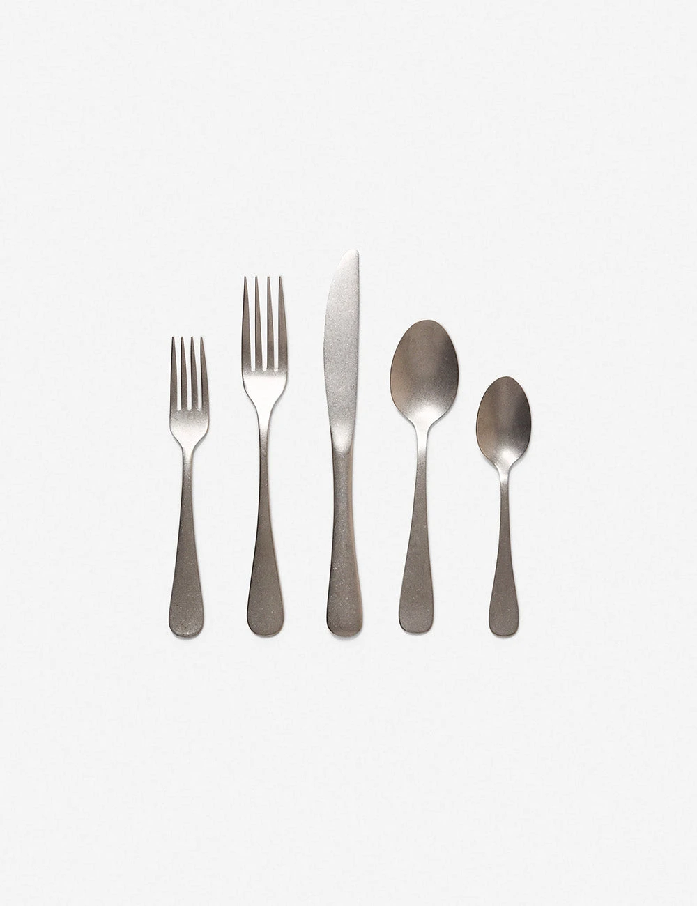 Woodstock 5-Piece Flatware Set, Stainless Steel By Farmhouse Pottery 1 Woodstock 5-Piece Flatware Set, Stainless Steel By Farmhouse Pottery