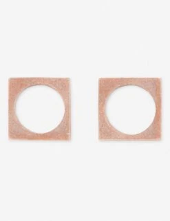 Modernist Napkin Ring Set 9 Modernist Napkin Ring Set -Home Furnishings Store mar11 pin napking ring pink