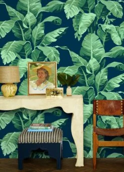 Pacifico Palm Peel + Stick Wallpaper By Nathan Turner -Home Furnishings Store pacifico palm removable wallpaper by nathan turner indigo 1 33b5cbc4 d136 4341 b212 16d1d8fa02e1