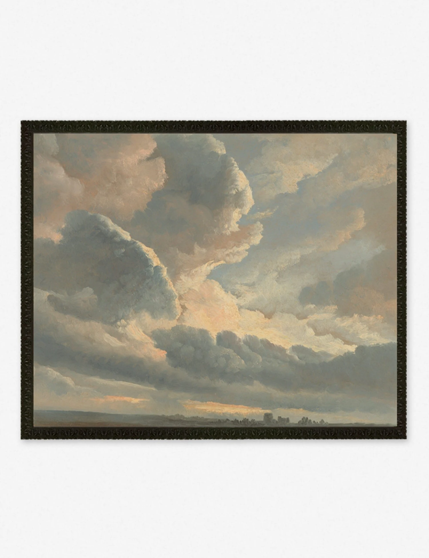 Study Of Clouds With A Sunset Near Rome Wall Art By Simon Alexandre Clement Denis 2 Study Of Clouds With A Sunset Near Rome Wall Art By Simon Alexandre Clement Denis - Image 2